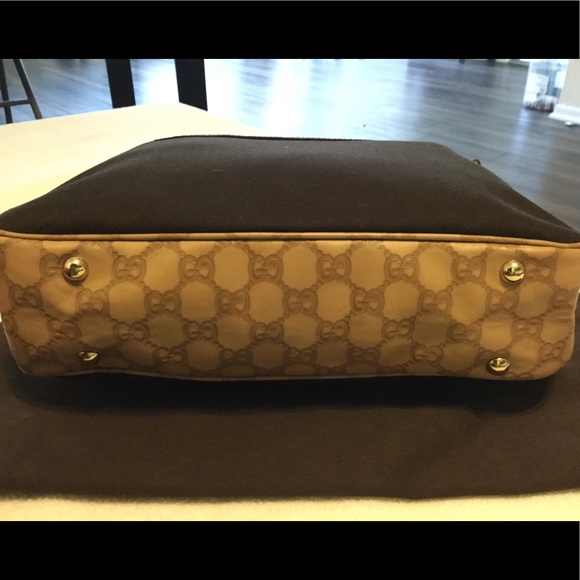 🎉SOLD🎉Gucci Canvas/Leather Guccissima Hobo Bag - Picture 4 of 8